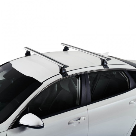 Barres De Toit BS + IRON2 Acier Noir Pour CUPRA BORN 2021+ - Sans Railings - Charge 75kg