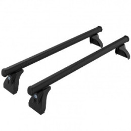 2 Barres de toit Acier Epoxy 125cm Volkswagen Caddy