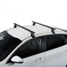 2 Barres de toit Aluminium Noir 118cm Toyota RAV4 5 portes (III/XA30)