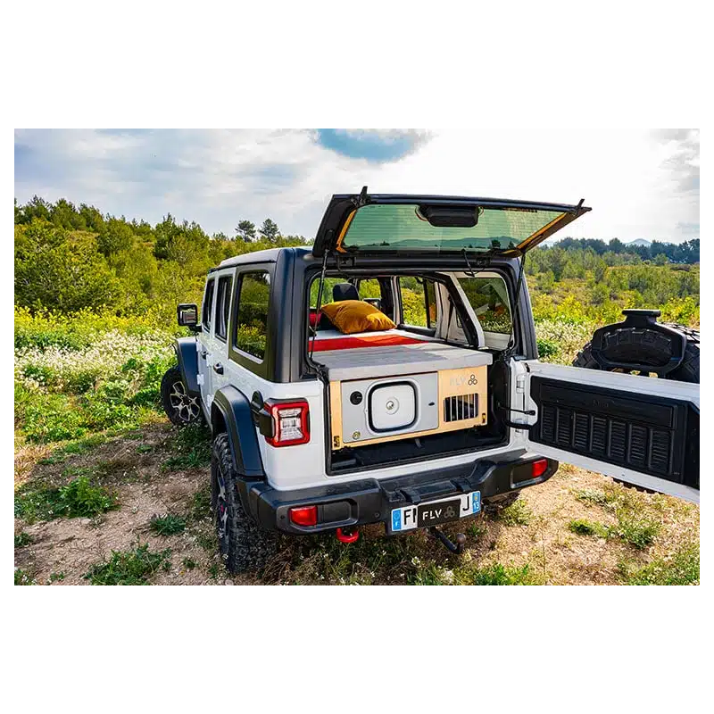 Kit aménagement amovible loisir Jeep Wrangler 4 portes (JL) à partir de 2018