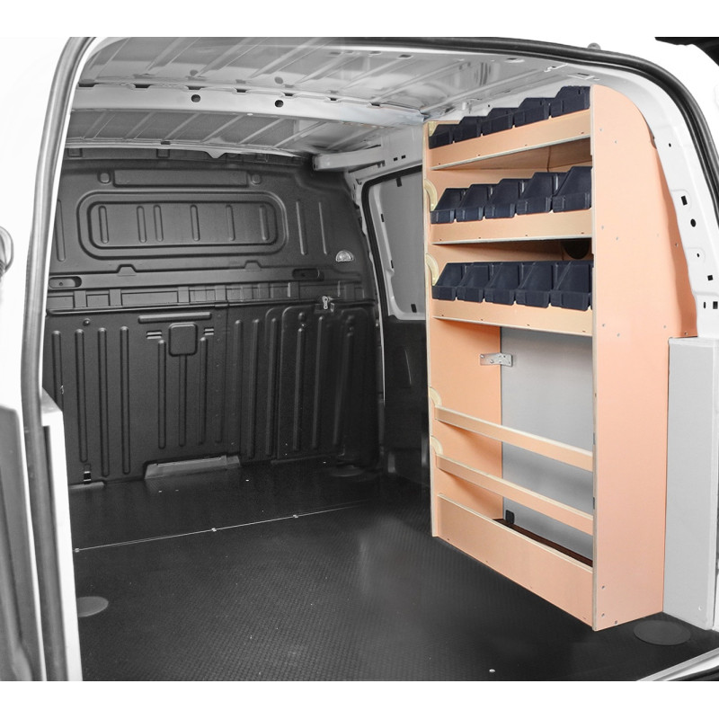Casier bois avec bacs Ar Droit Opel Combo L1 à partir de Juillet 2018 (L:66 x P:22 x H:109)