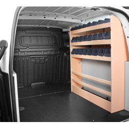 Casier bois avec bacs Ar Droit Fiat Doblo L2 à partir de Juin 2022 (L:103 x P:22 x H:109)