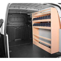 Casier bois avec bacs Ar Droit Fiat Doblo L2 à partir de Juin 2022 (L:103 x P:36 x H:109)
