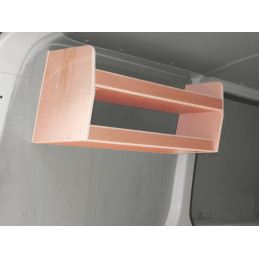 Casier bois sans bacs Haut Gauche Fiat Doblo L2 à partir de Juin 2022 (L:103 x P:23 x H:30)