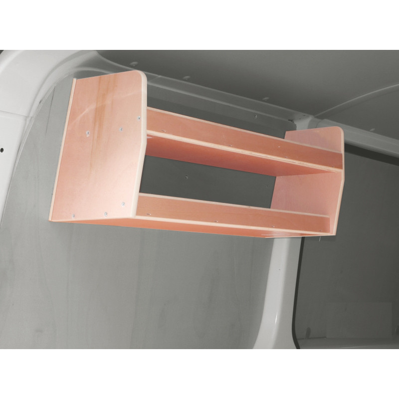 Casier bois sans bacs Haut Gauche Fiat Doblo L2 à partir de Juin 2022 (L:103 x P:23 x H:30)