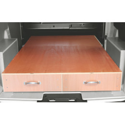 Double plancher intégral Fiat Doblo L2 à partir de Juin 2022 (L:119 x P:169 x H:20)