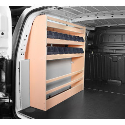 Casier bois avec bacs Ar Gauche Toyota ProAce City L2 à partir de 2020 (L:103 x P:36 x H:109)