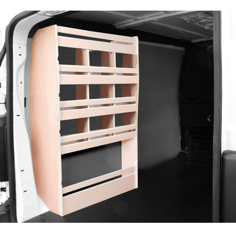 Casier bois intercalaires Ar gauche Toyota ProAce L1 à partir de 2016 (L:66 x P:32 x H:120)