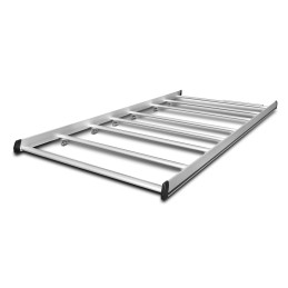 Galerie Aluminium + kit fixations pour Fiat Ducato L1H2 avec Portes Battantes à partir de Juin 2006