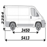 Barres de toit pour utilitaire Peugeot Boxer L2H1