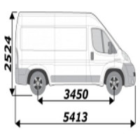 Barres de toit pour utilitaire Peugeot Boxer L2H2