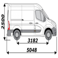 Barres de toit pour utilitaire Renault Master L1H2