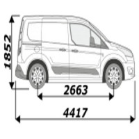 Marchepied pour ford connect L1H1