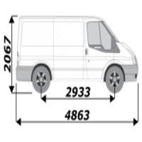 Marchepied pour ford transit L1H1