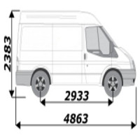 Marchepied pour ford transit L1H2