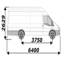 Marchepied pour ford transit L4H3