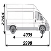 Marchepied pour Citroen Jumper L3H3