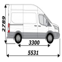 Marchepied pour Ford Transit 2T L2H3