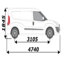 Attelage utilitaire pour Fiat Doblo L2H1