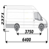 Attelage utilitaire pour ford transit L4H2