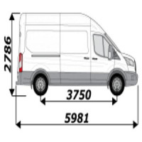 Attelage utilitaire pour ford transit 2T L3H3