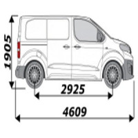 Armoire métallique pour Toyota Proace L1H1