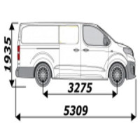 Galerie utilitaire de toit pour Fiat scudo L3H1