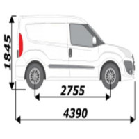 Pupitre intérieur pour Fiat Doblo L1H1