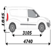 Pupitre intérieur pour Fiat Doblo L2H1