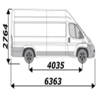 Pupitre extérieurs pour Citroën Jumper L4H3