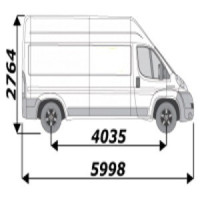 Pupitre extérieur pour Fiat Ducato L3H3