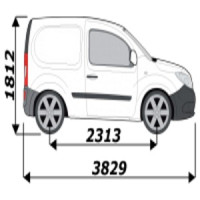 Galerie utilitaire de toit pour Mercedes citan L0