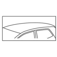 Barres de toit pour Toyota Corolla Sedan 4 portes (E140) 2007-2013