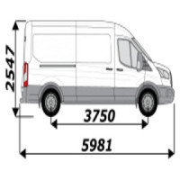 Étagères et caissons bois pour Ford Transit 2T - Aménagements pro à petit prix