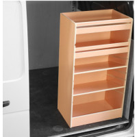 Étagères et caissons bois pour Ford Connect de Juillet 2002 à Février 2014. Optimisez le rangement de votre utilitaire avec nos étagères bois sur mesure. Qualité pro, montage facile et prix accessibles pour un espace de chargement bien organisé.