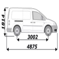 Pupitre intérieur pour Volkswagen Caddy L2