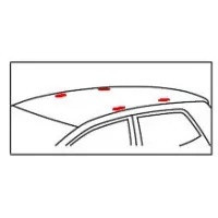 Galerie de toit pour Ford Ranger Double Cab (T6/P703) à partir de 2022