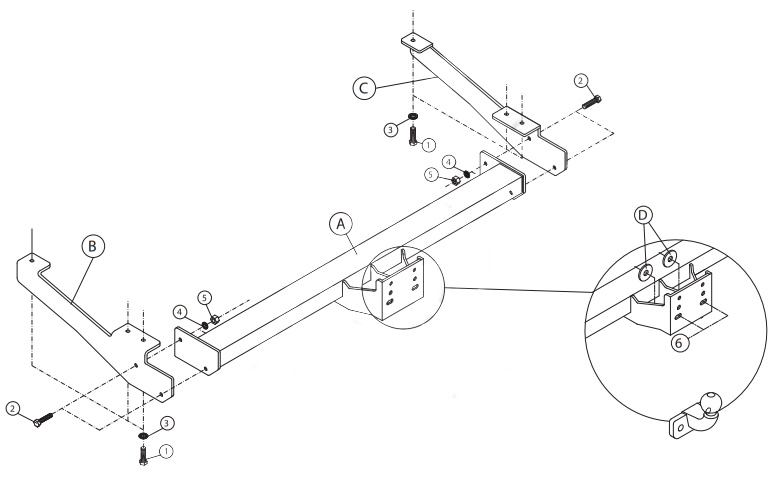 Faisceau universel 7 broches avec boitier électronique de multiplexage